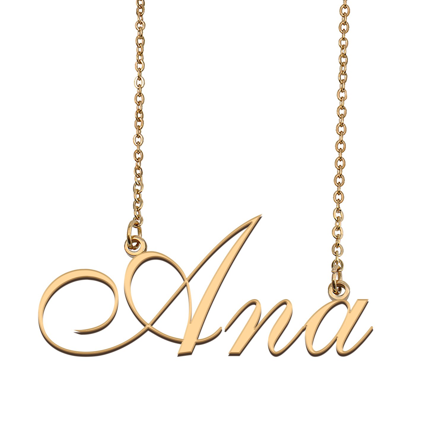 Customized Simple My Name Necklace Jewelry Gifts for Girls Ana