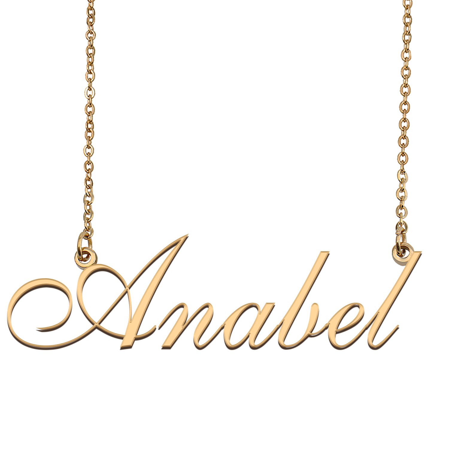 Customized Simple My Name Necklace Jewelry Gifts for Girls Anabel