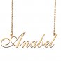Customized Simple My Name Necklace Jewelry Gifts for Girls Anabel