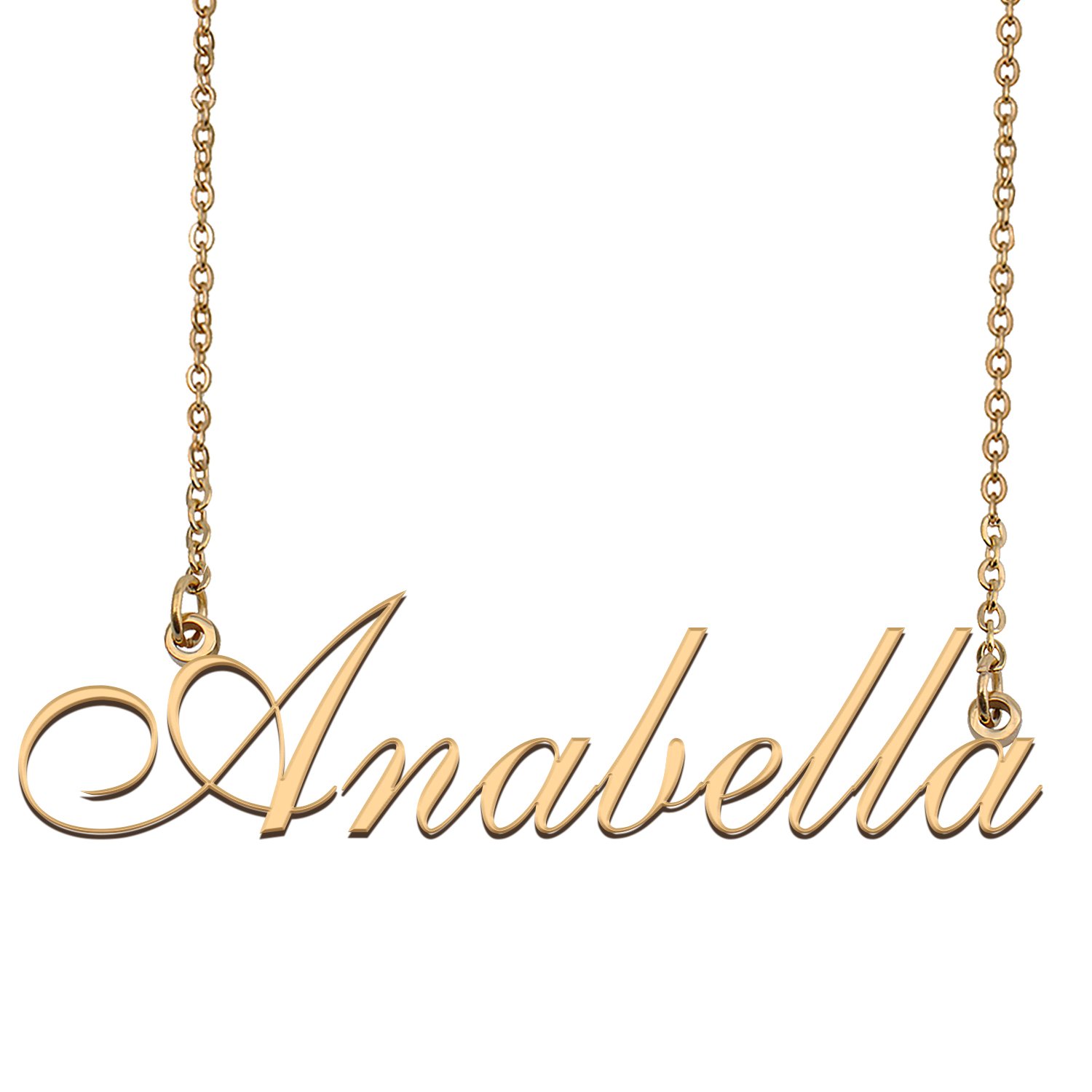 Customized Simple My Name Necklace Jewelry Gifts for Girls Anabella