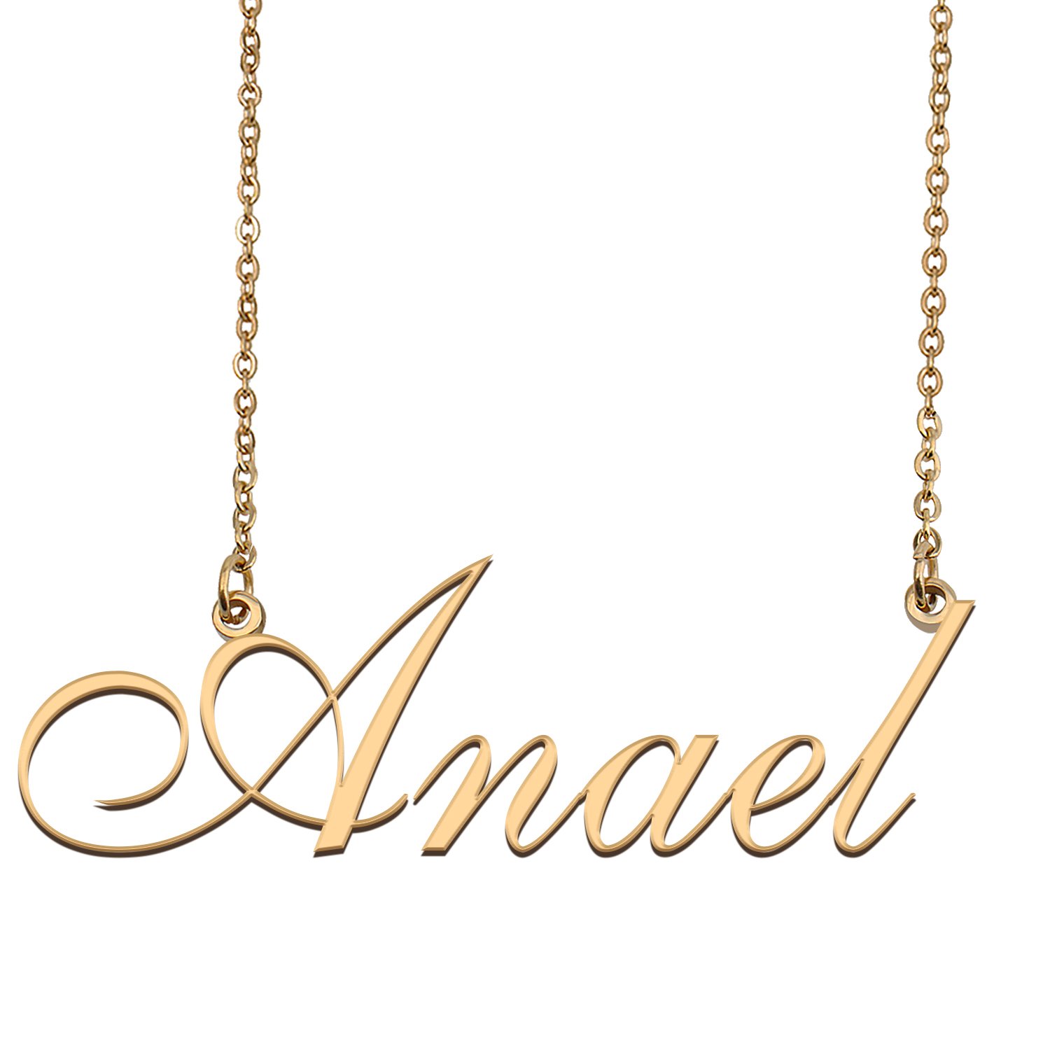 Customized Simple My Name Necklace Jewelry Gifts for Girls Anael
