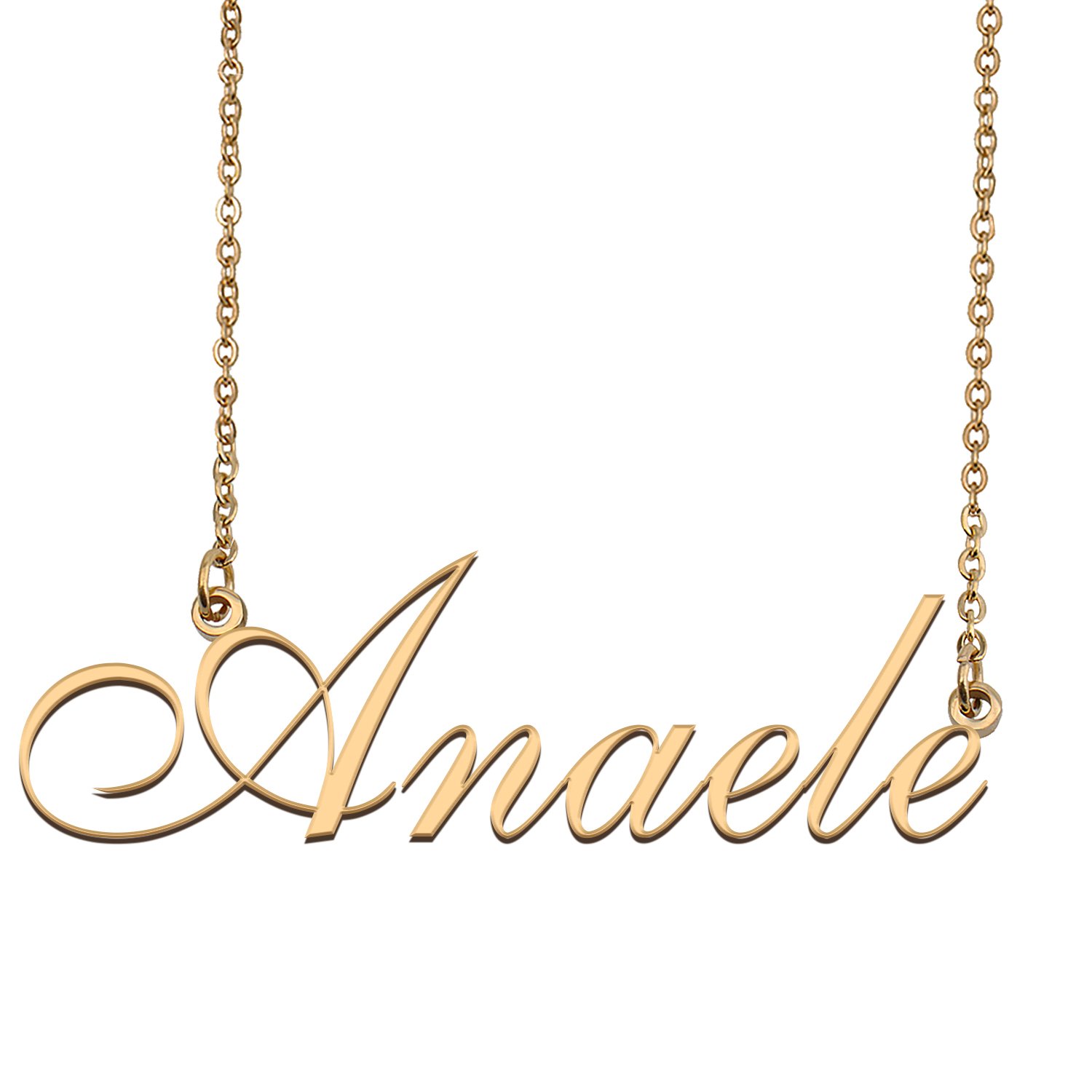 Customized Simple My Name Necklace Jewelry Gifts for Girls Anaele