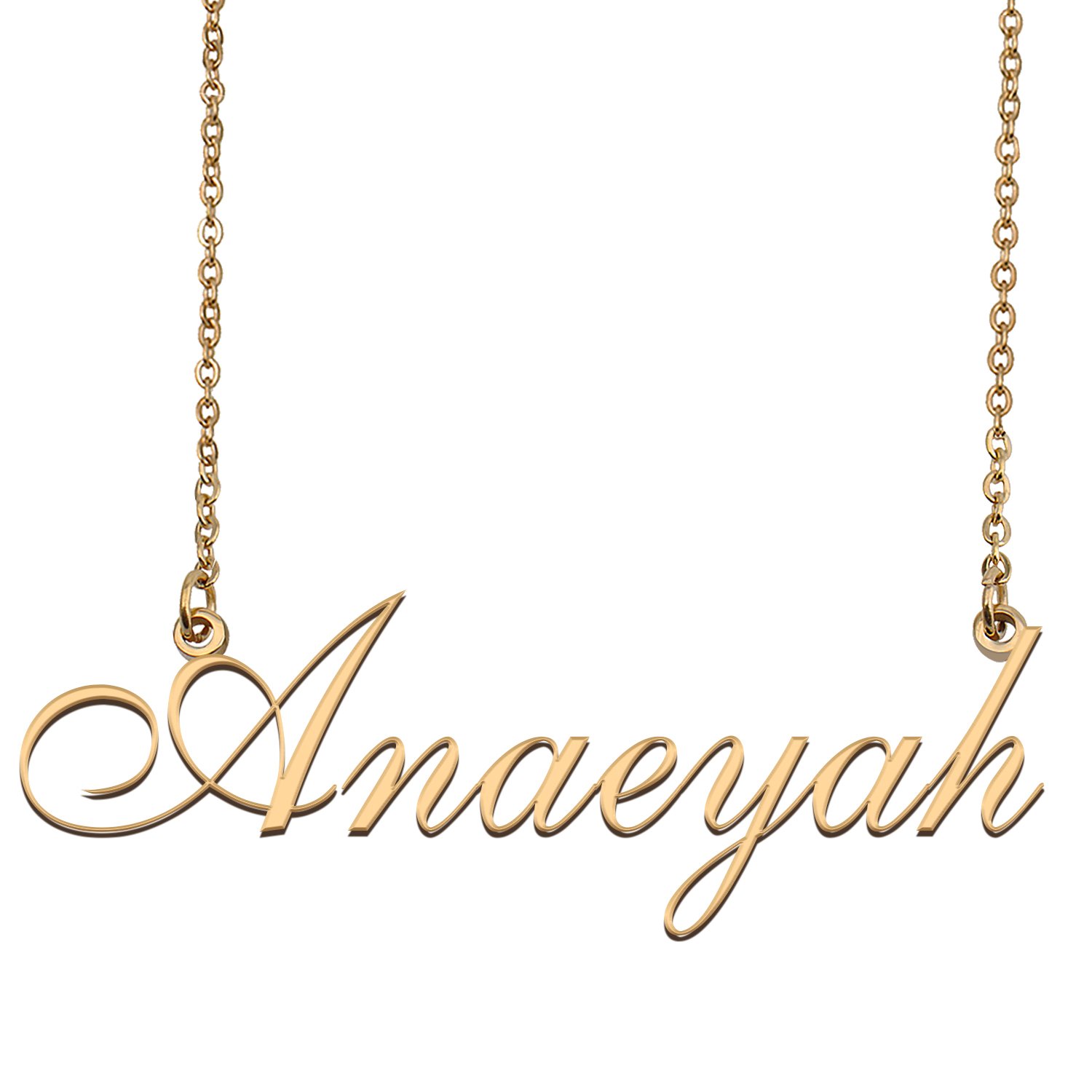 Customized Simple My Name Necklace Jewelry Gifts for Girls Anaeyah