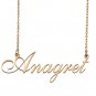 Customized Simple My Name Necklace Jewelry Gifts for Girls Anagret