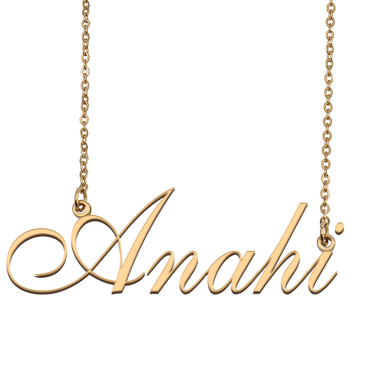 Customized Simple My Name Necklace Jewelry Gifts for Girls Anahi