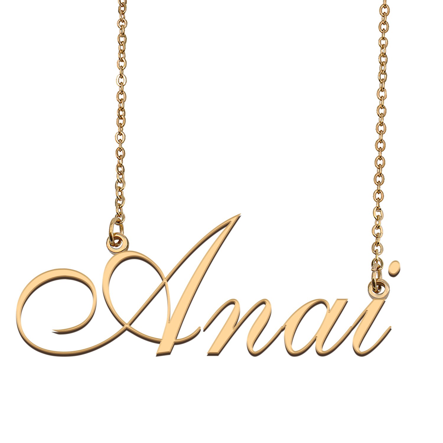 Customized Simple My Name Necklace Jewelry Gifts for Girls Anai
