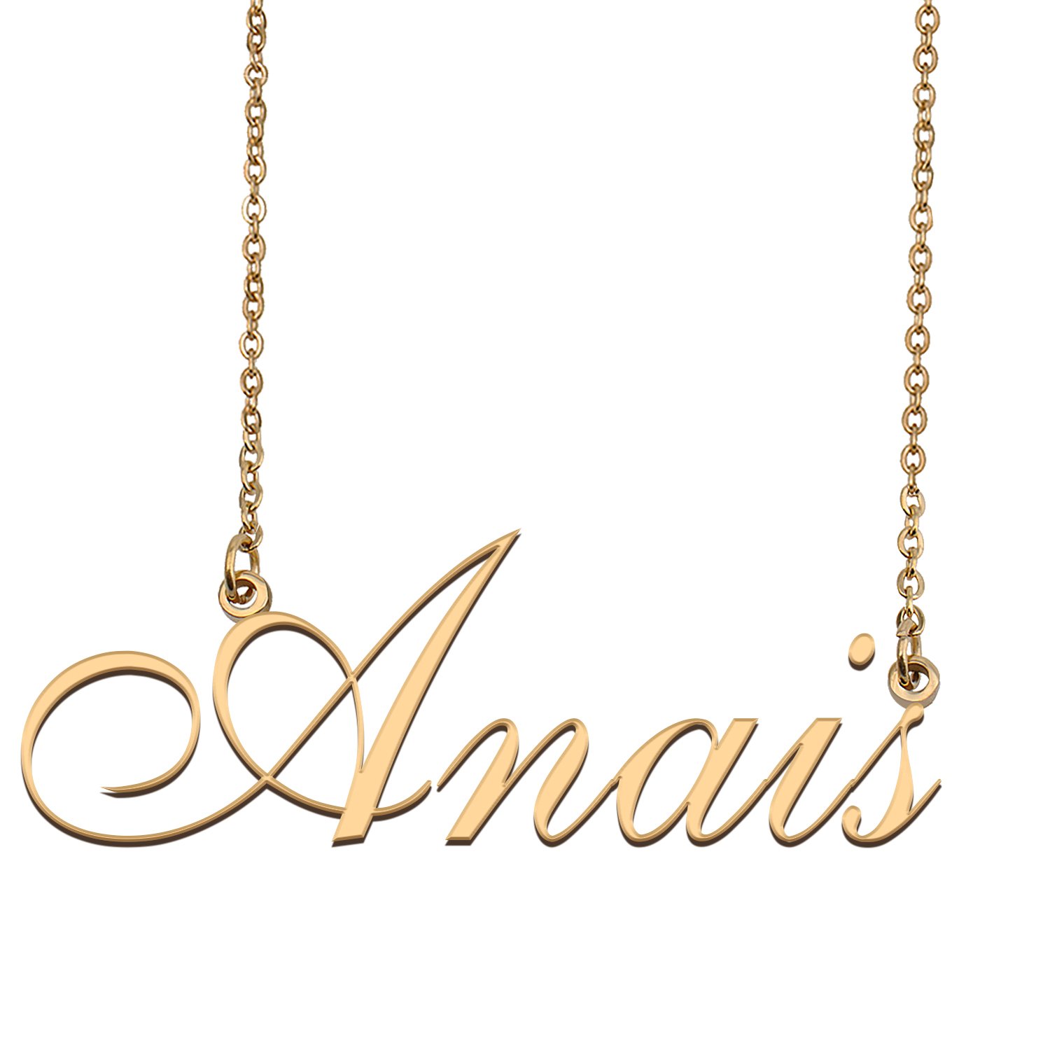 Customized Simple My Name Necklace Jewelry Gifts for Girls Anais