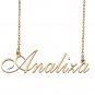 Customized Simple My Name Necklace Jewelry Gifts for Girls Analiza