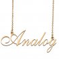 Customized Simple My Name Necklace Jewelry Gifts for Girls Analog