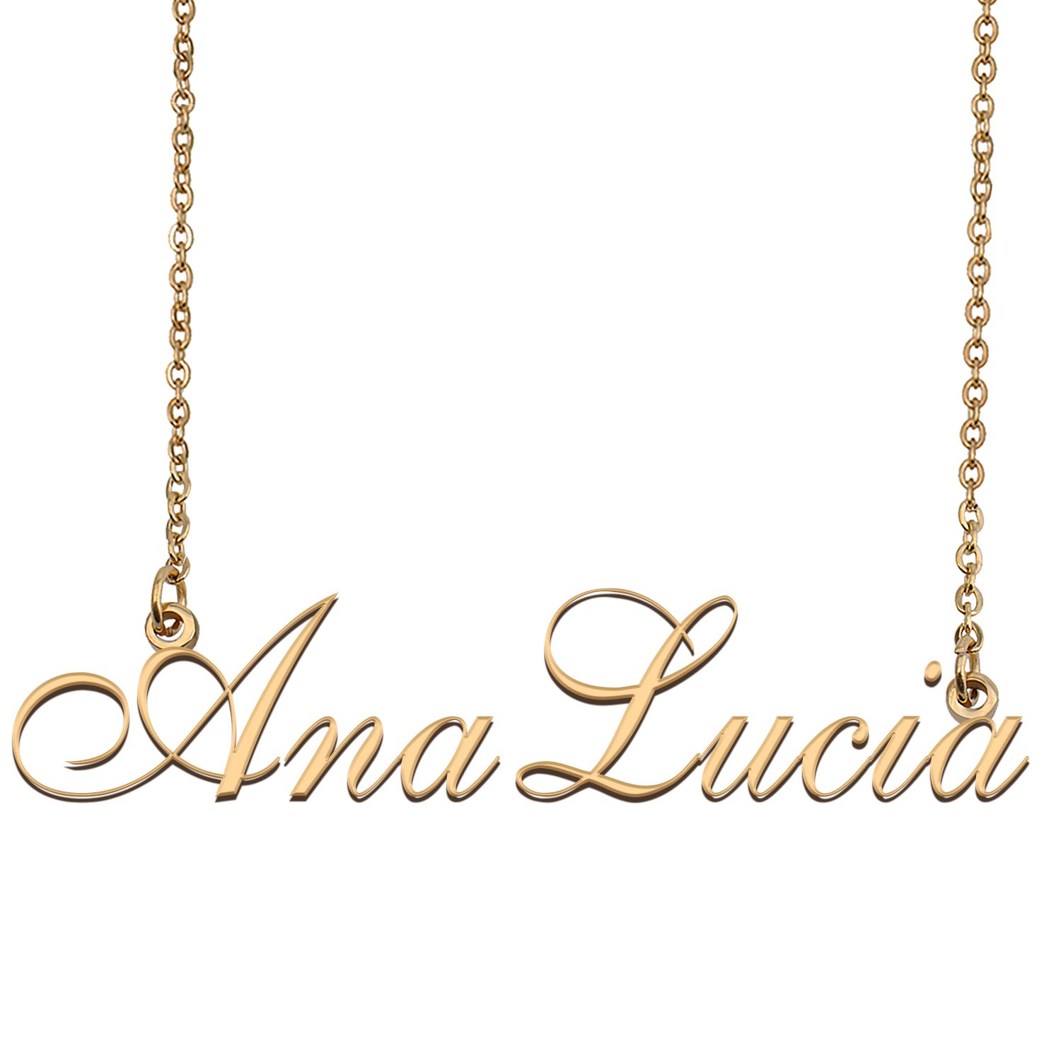 Customized Simple My Name Necklace Jewelry Gifts for Girls AnaLucia