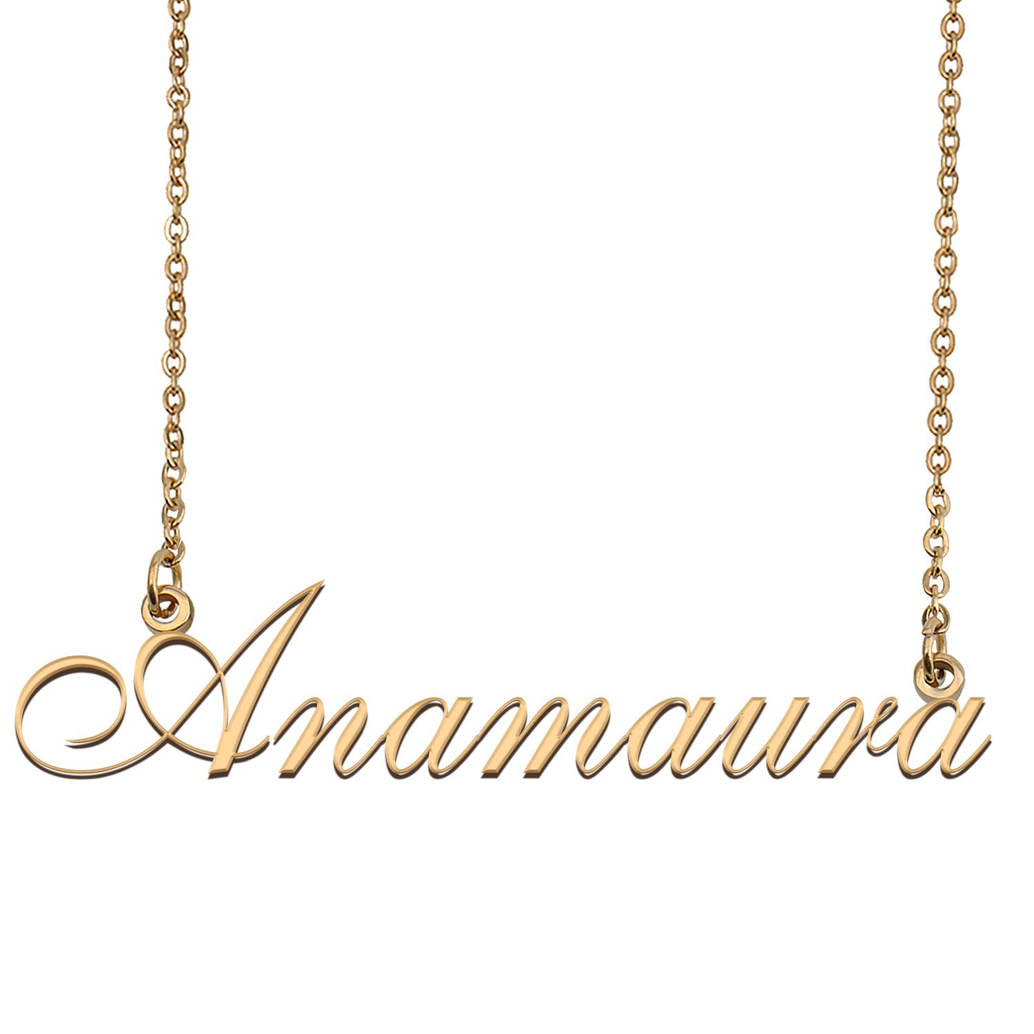 Customized Simple My Name Necklace Jewelry Gifts for Girls Anamaura