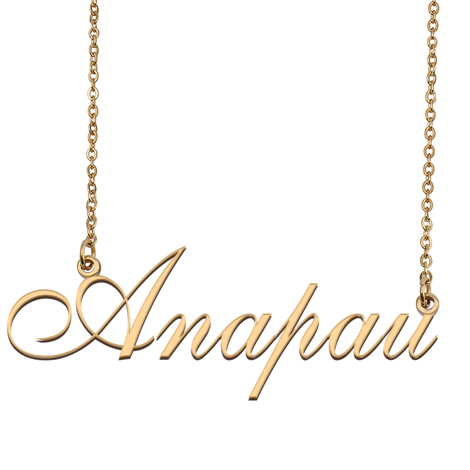Customized Simple My Name Necklace Jewelry Gifts for Girls Anapau