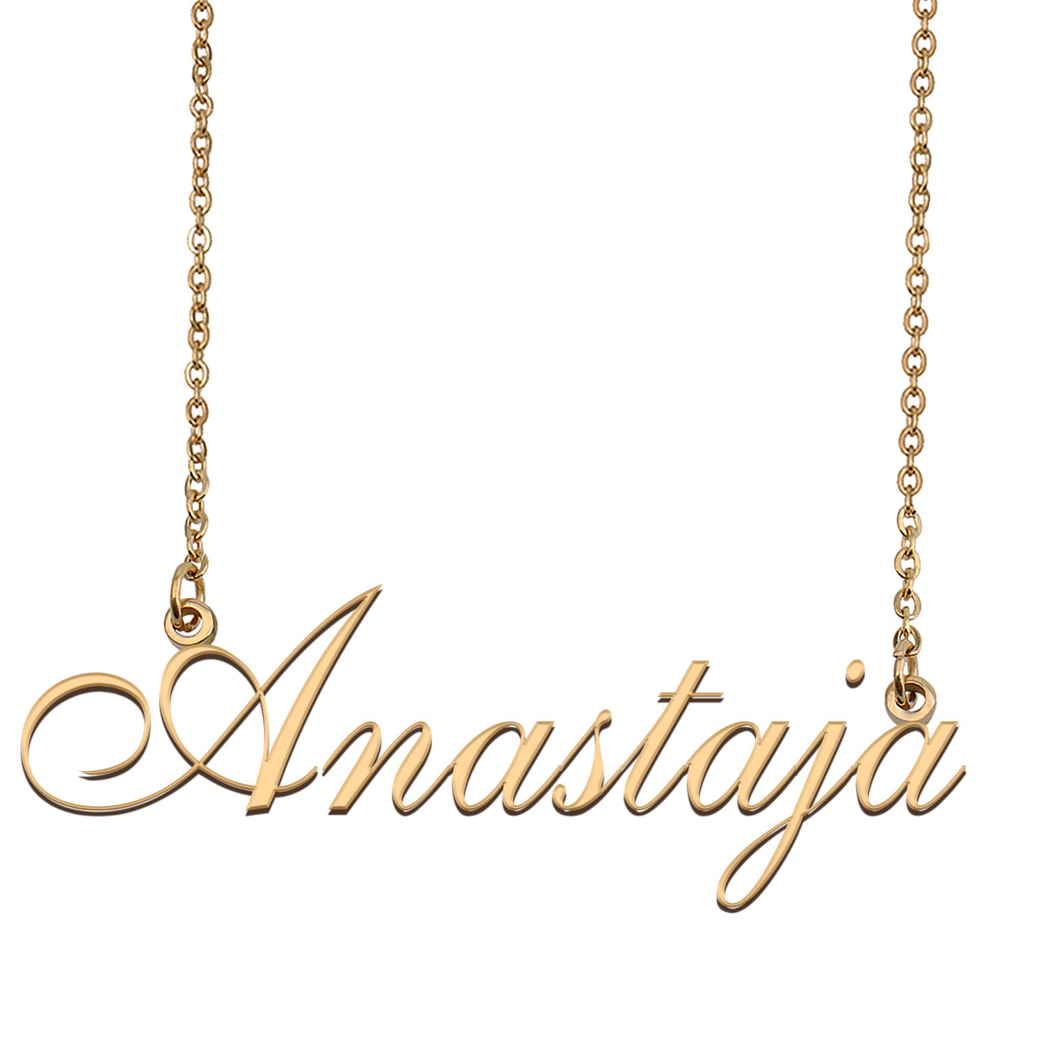 Customized Simple My Name Necklace Jewelry Gifts for Girls Anastaja