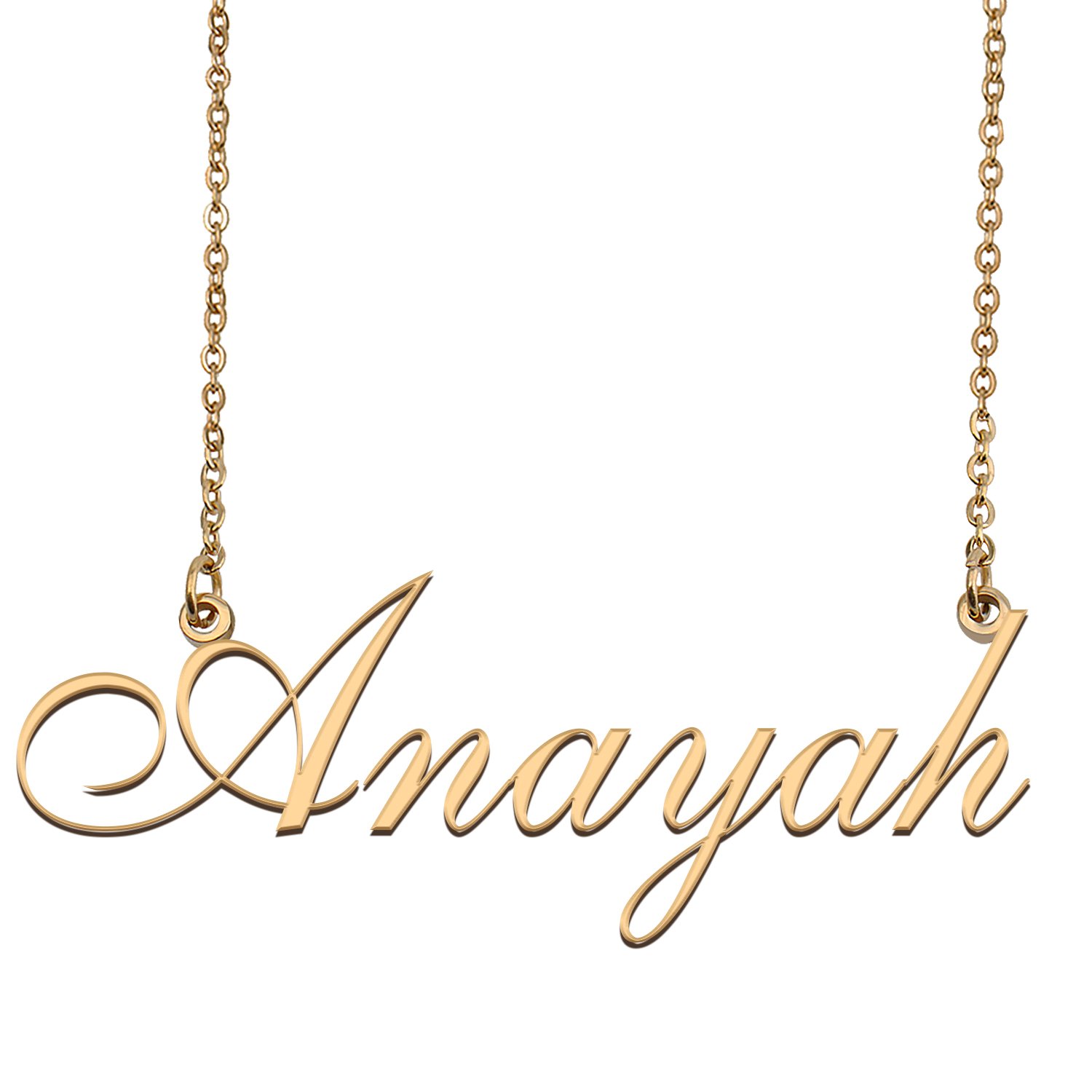Customized Simple My Name Necklace Jewelry Gifts for Girls Anayah
