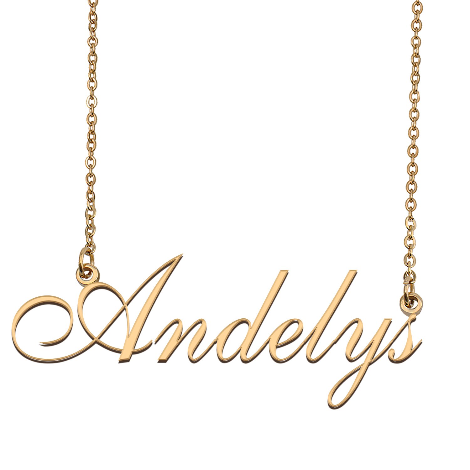 Customized Simple My Name Necklace Jewelry Gifts for Girls Andelys