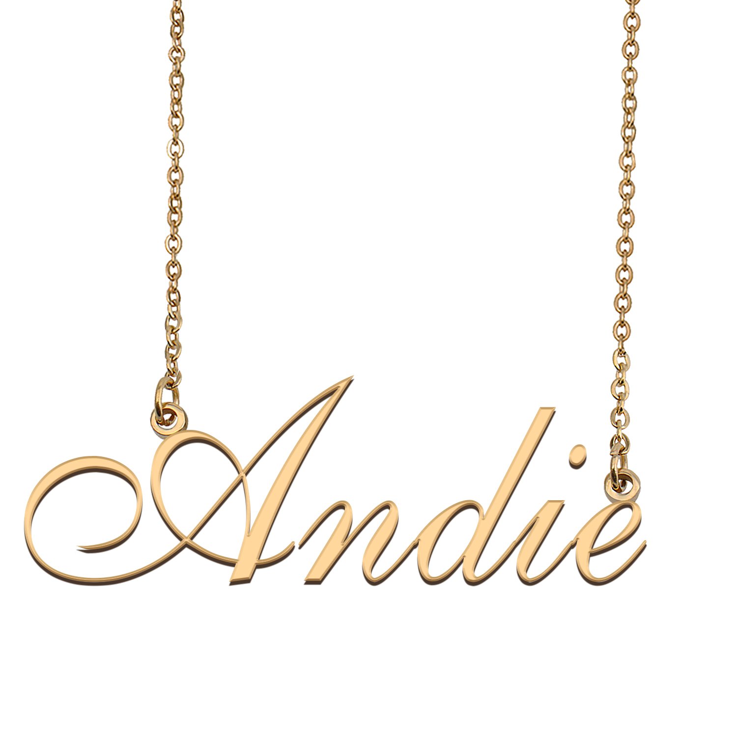 Customized Simple My Name Necklace Jewelry Gifts for Girls Andie