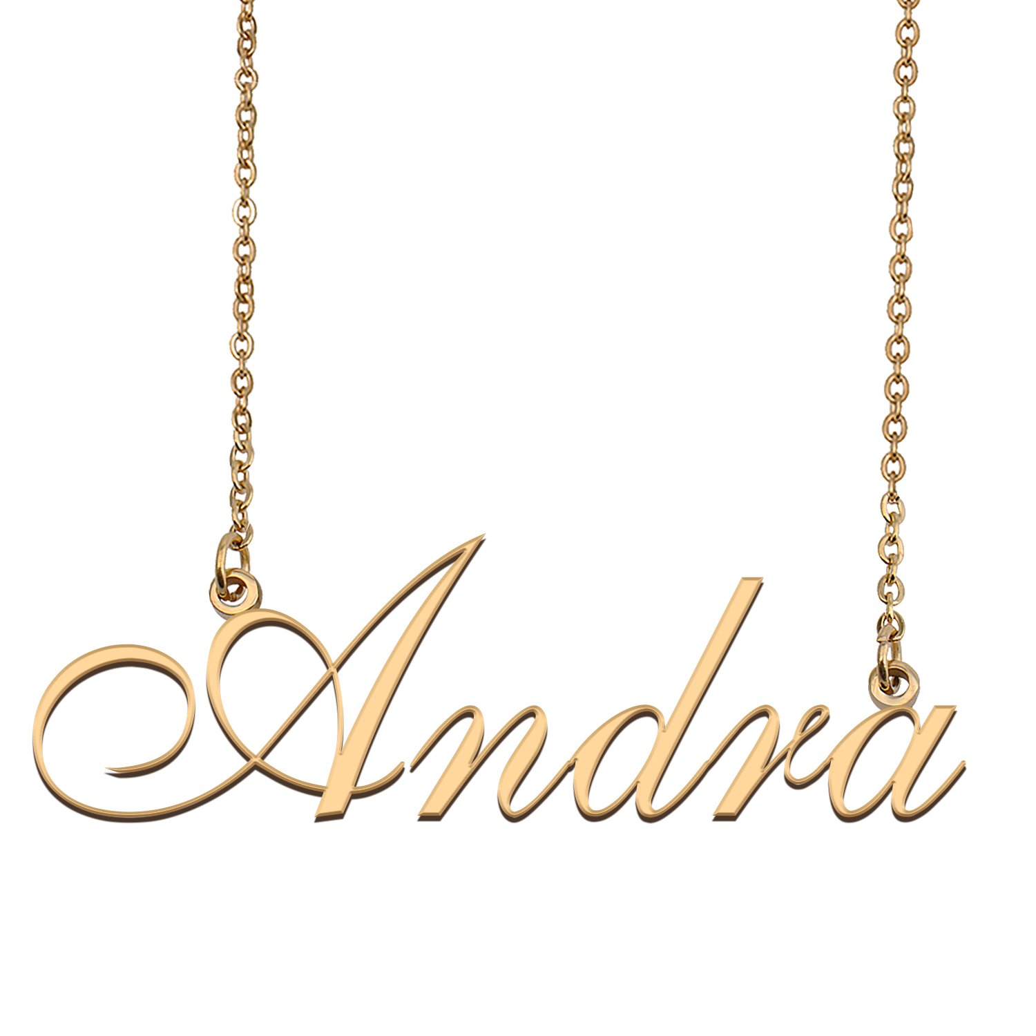 Customized Simple My Name Necklace Jewelry Gifts for Girls Andra
