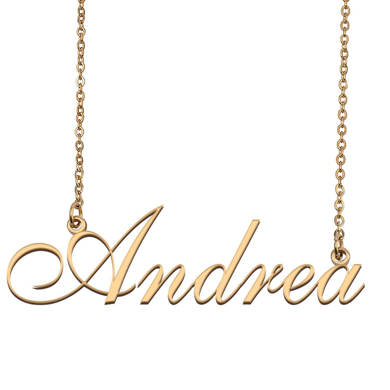 Customized Simple My Name Necklace Jewelry Gifts for Girls Andrea