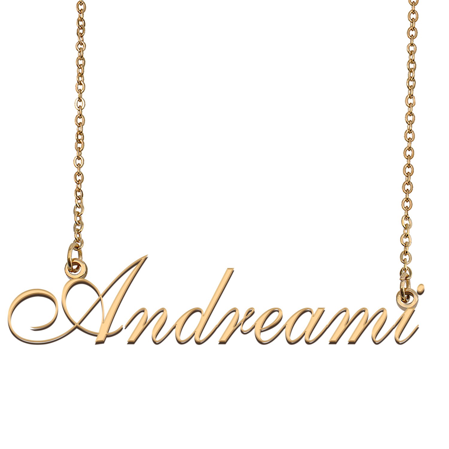 Customized Simple My Name Necklace Jewelry Gifts for Girls Andreami