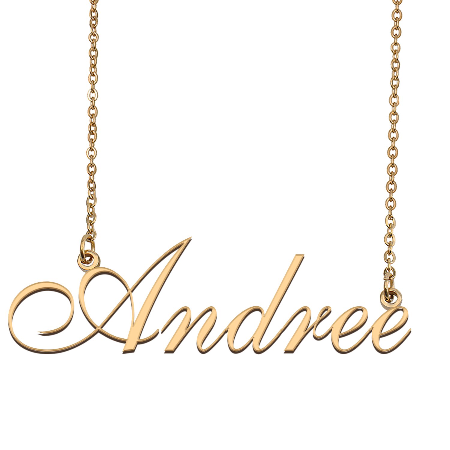 Customized Simple My Name Necklace Jewelry Gifts for Girls Andree