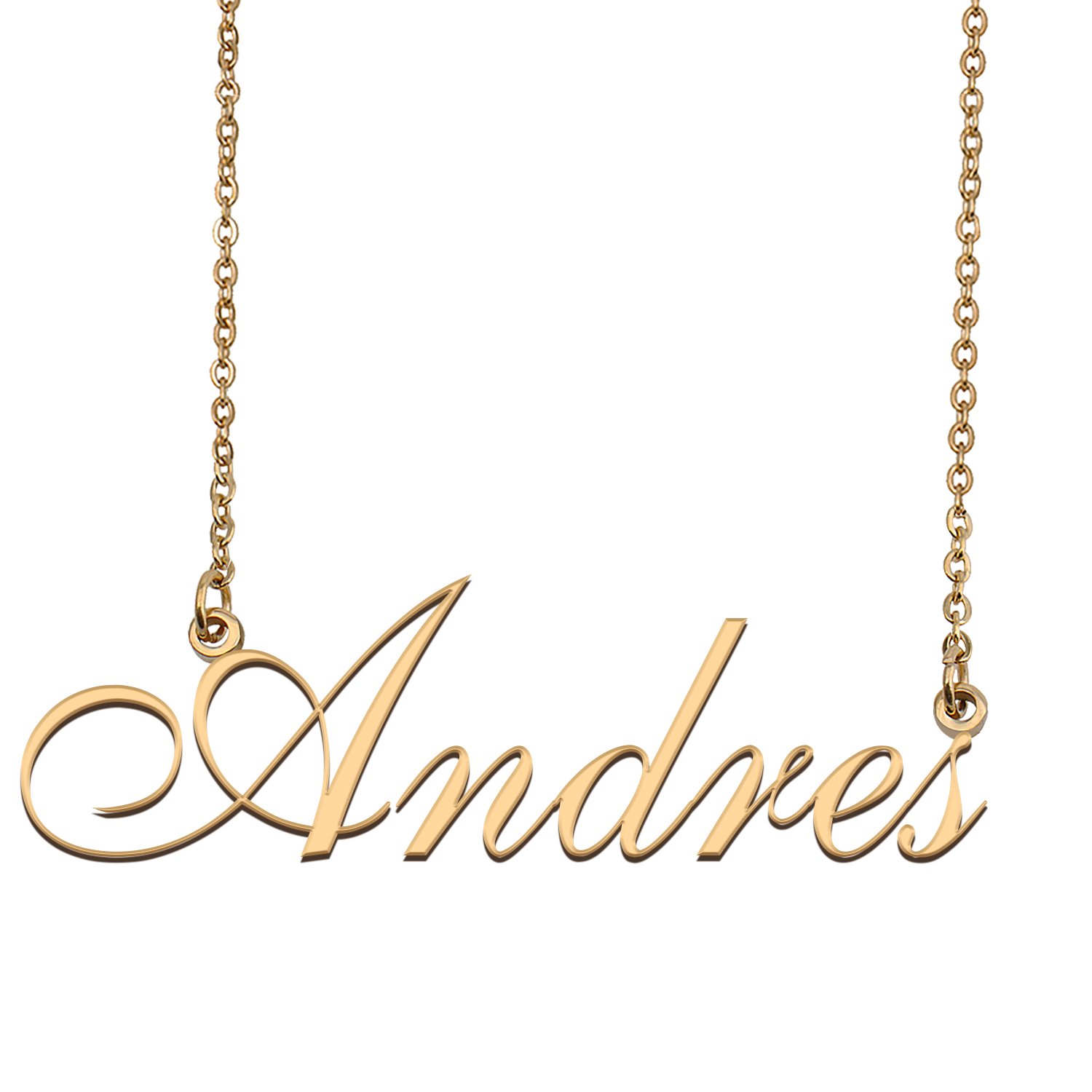 Customized Simple My Name Necklace Jewelry Gifts for Girls Andres