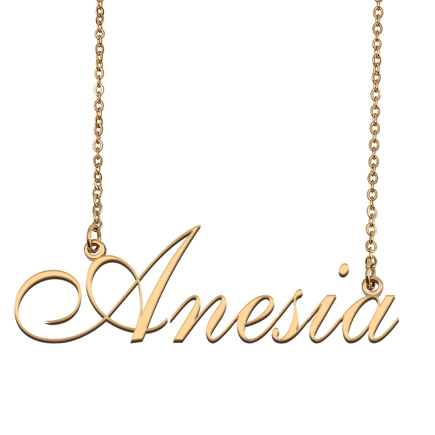 Customized Simple My Name Necklace Jewelry Gifts for Girls Anesia