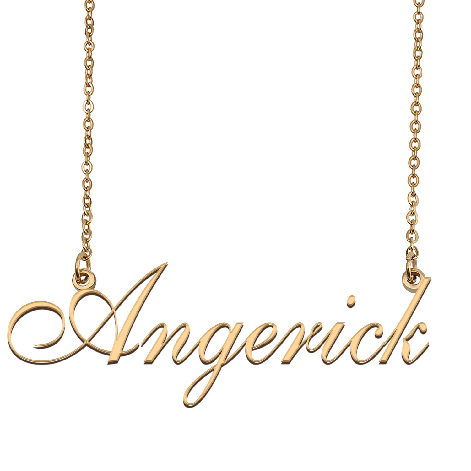 Customized Simple My Name Necklace Jewelry Gifts for Girls Angerick