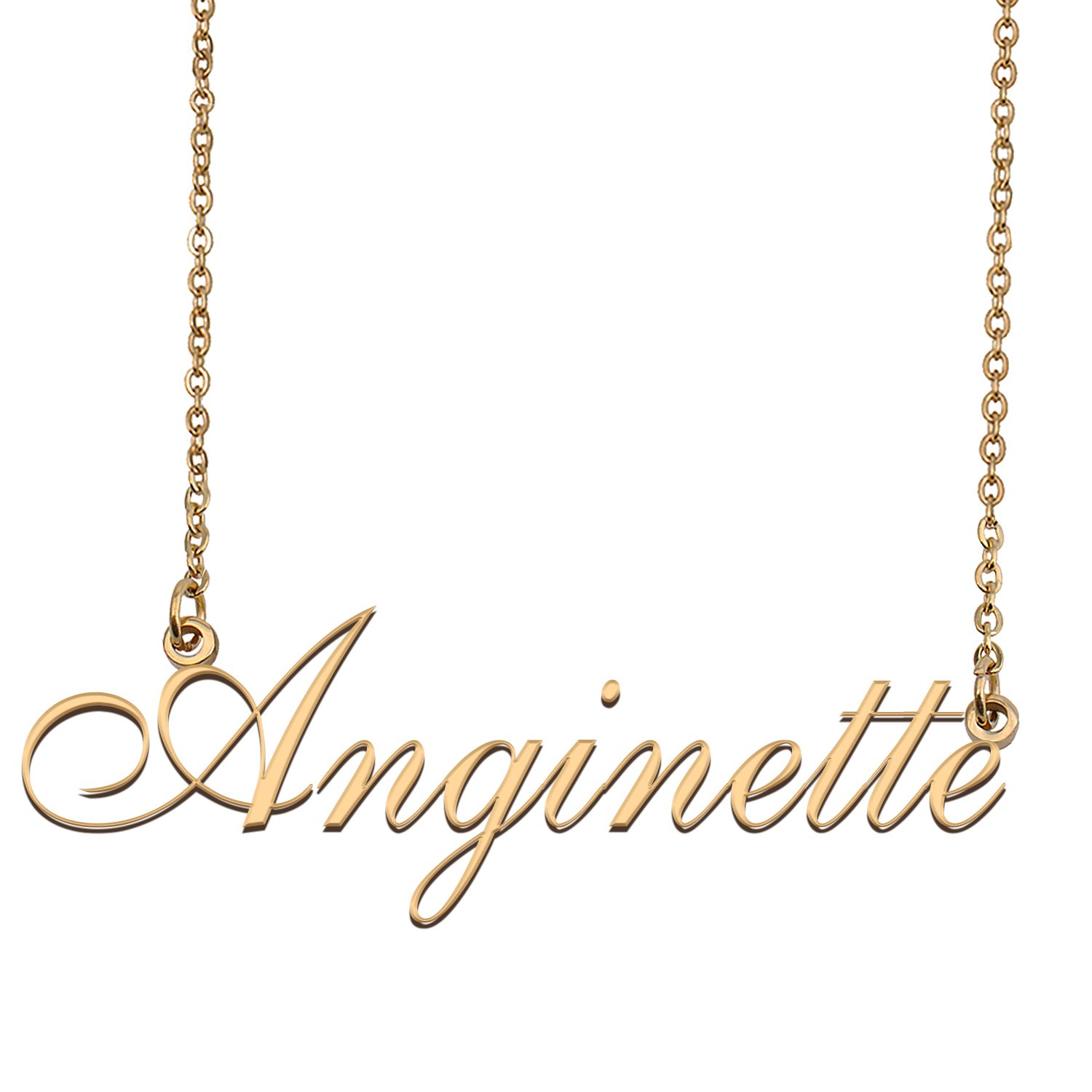 Customized Simple My Name Necklace Jewelry Gifts for Girls Anginette