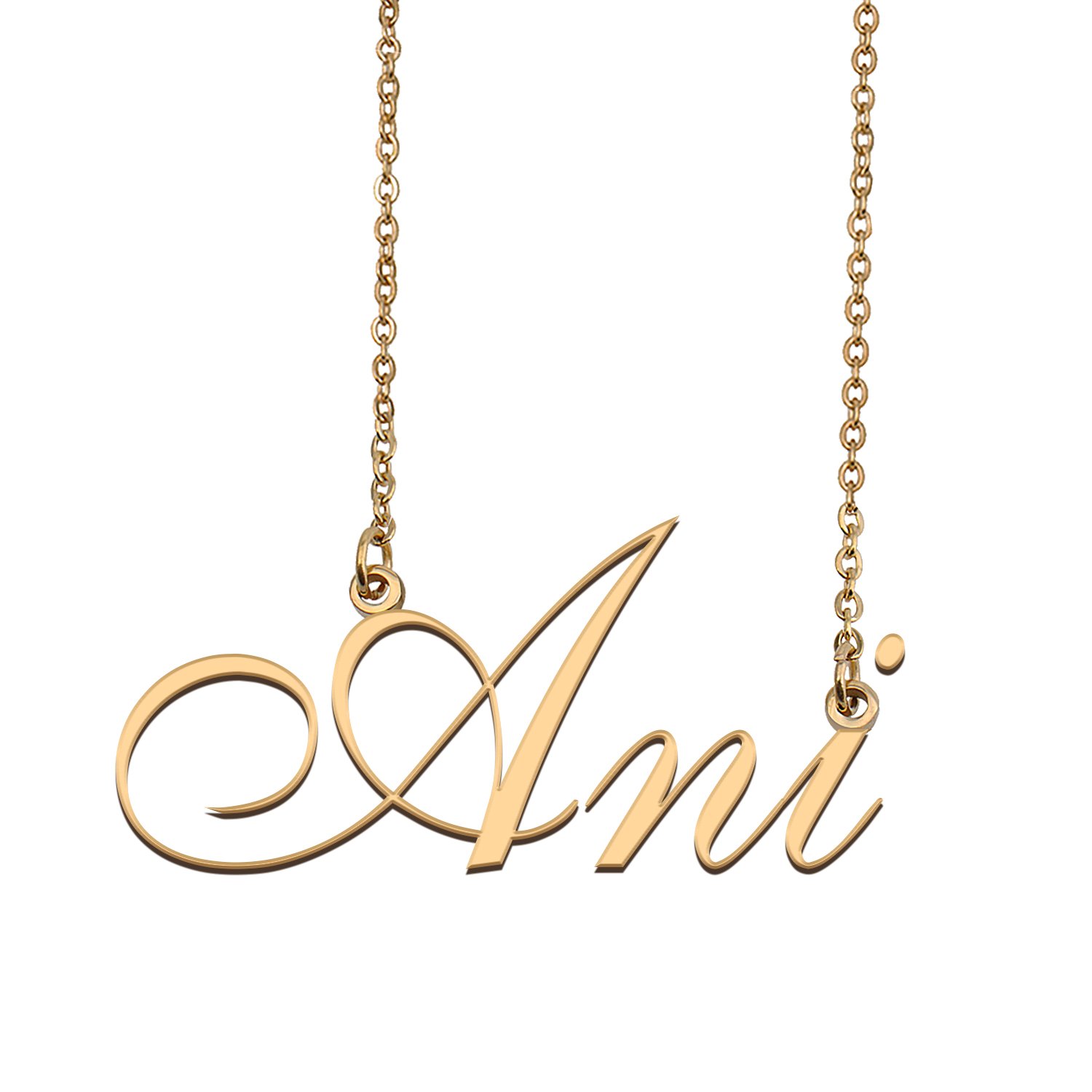Customized Simple My Name Necklace Jewelry Gifts for Girls Ani