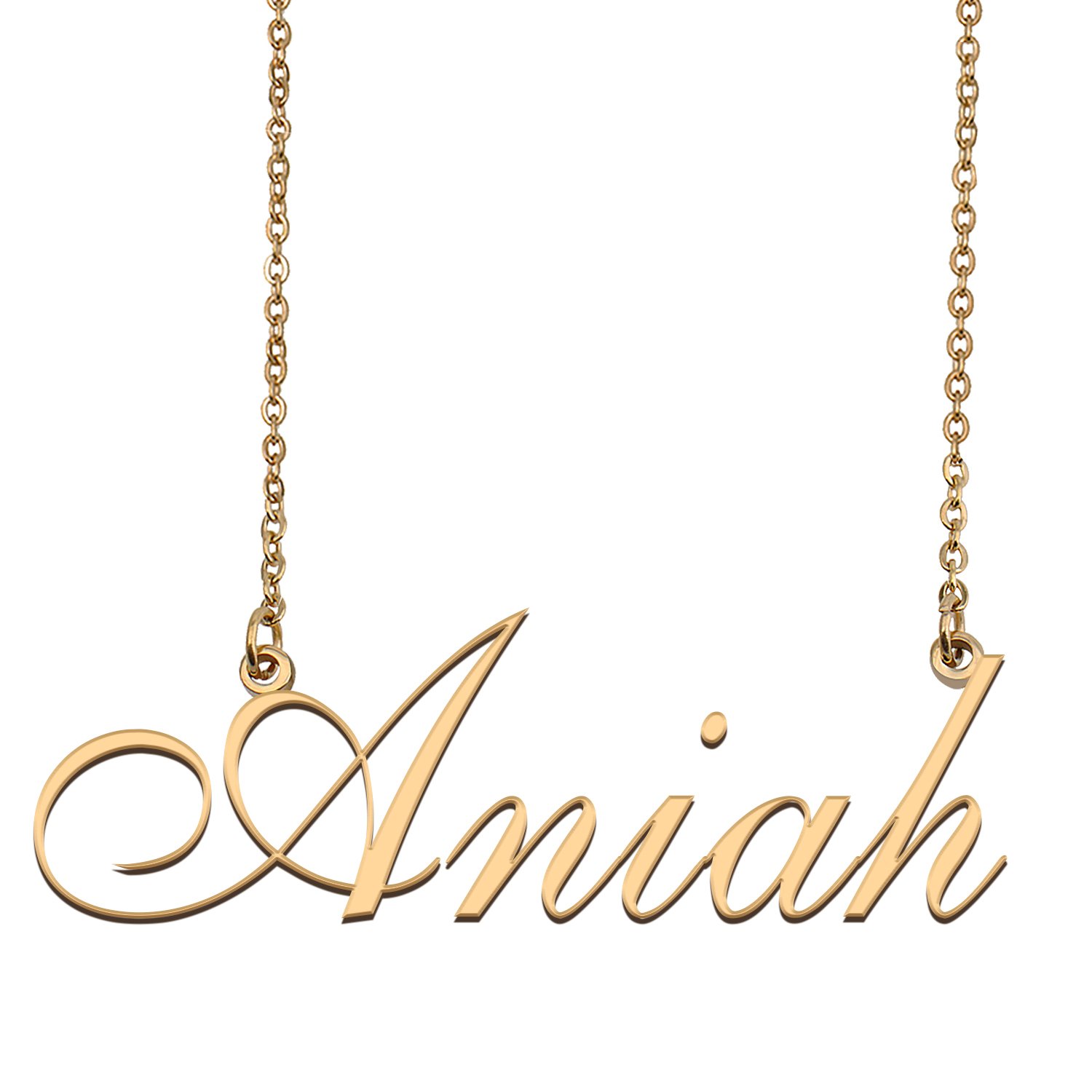 Customized Simple My Name Necklace Jewelry Gifts for Girls Aniah