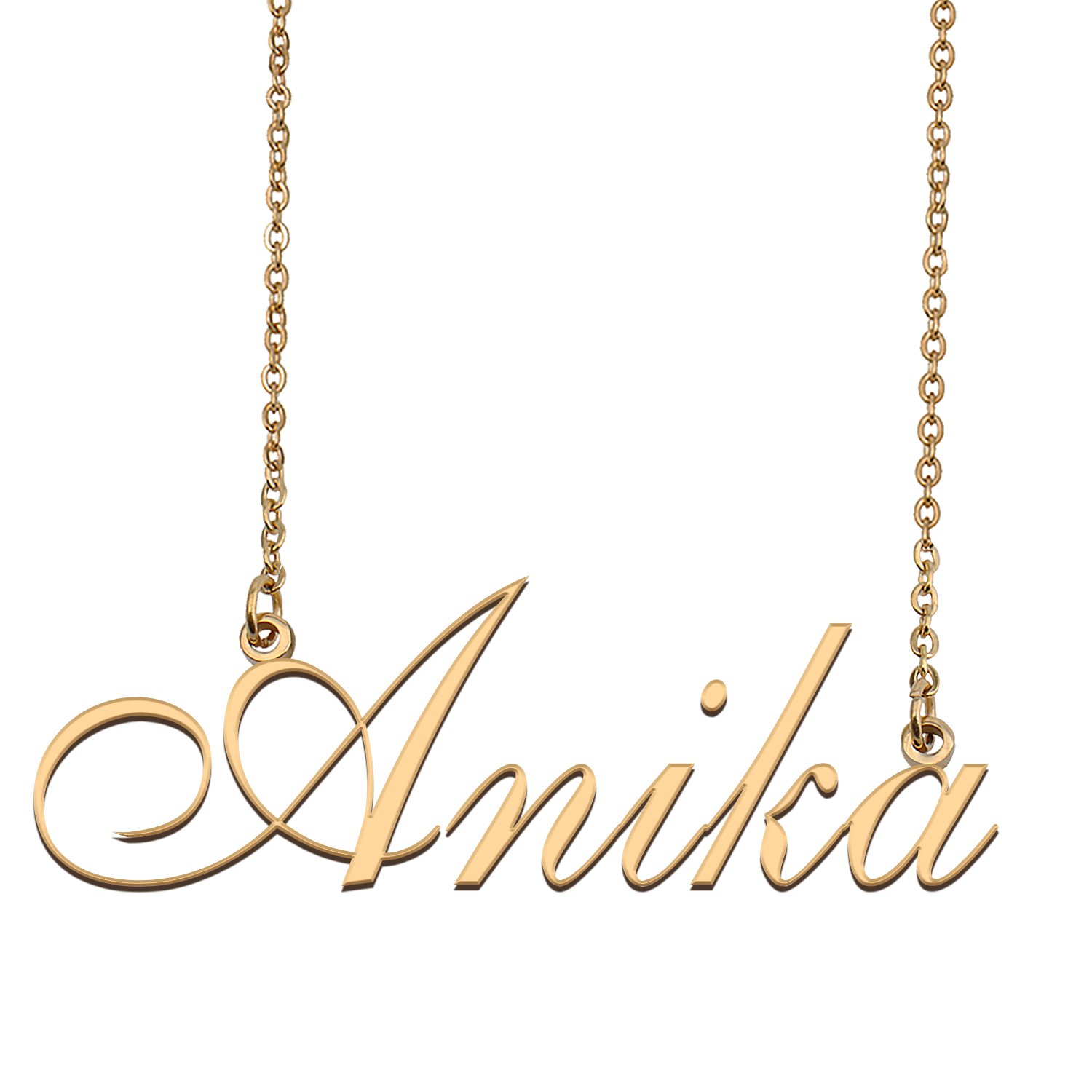 Customized Simple My Name Necklace Jewelry Gifts for Girls Anika