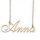 Customized Simple My Name Necklace Jewelry Gifts for Girls Anna Customized Simple My Name Necklace Jewelry Gifts for Girls Anna