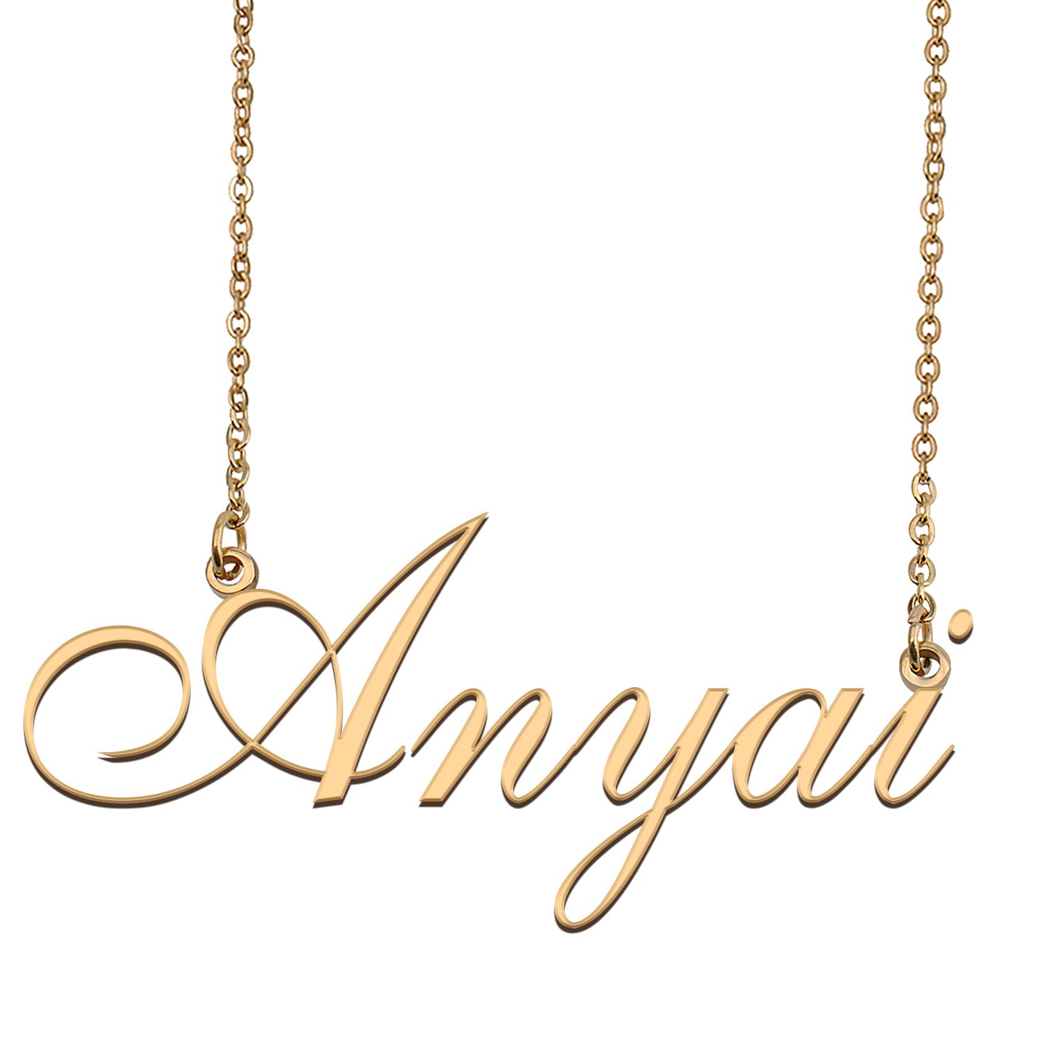 Customized Simple My Name Necklace Jewelry Gifts for Girls Anyai