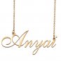 Customized Simple My Name Necklace Jewelry Gifts for Girls Anyai