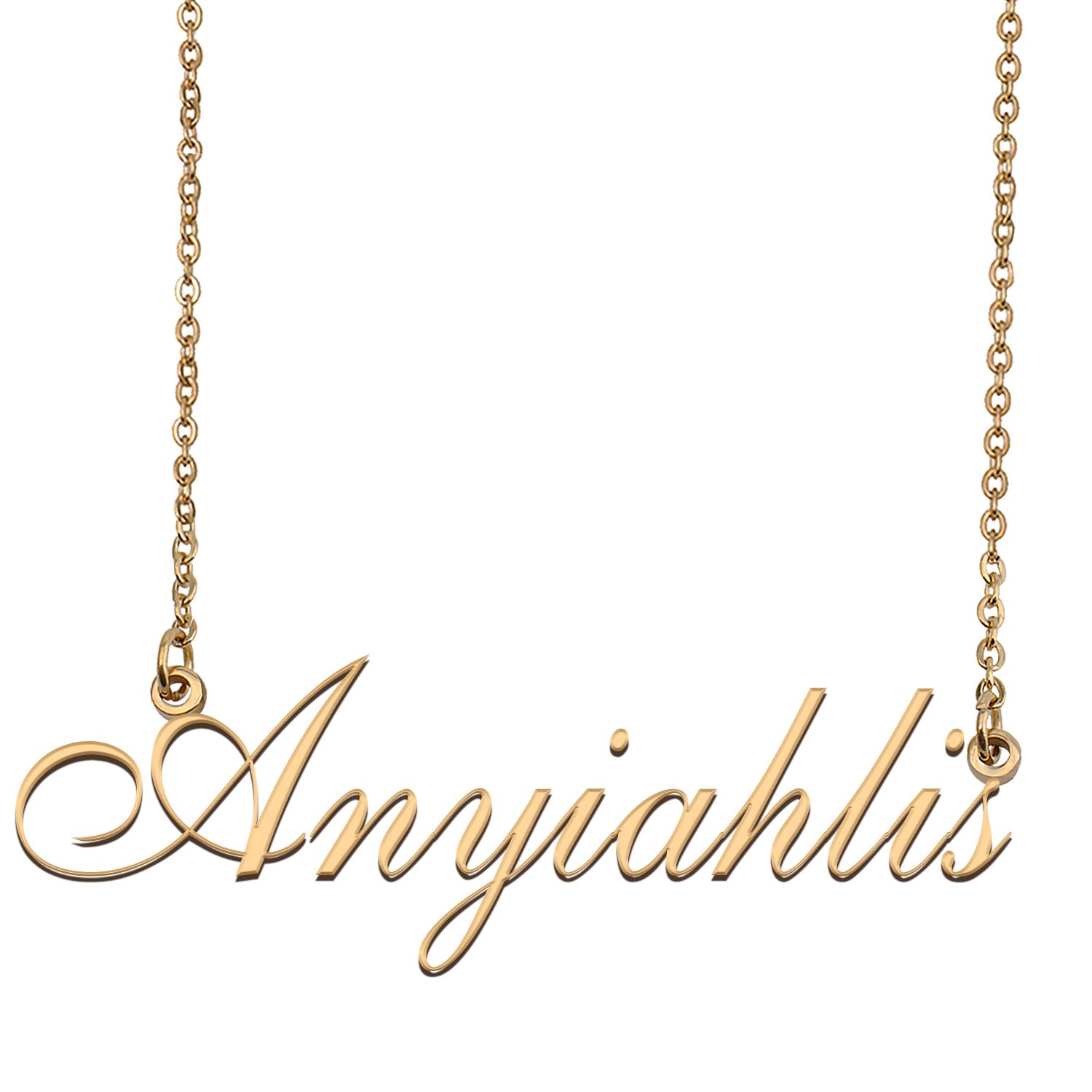 Customized Simple My Name Necklace Jewelry Gifts for Girls Anyiahlis