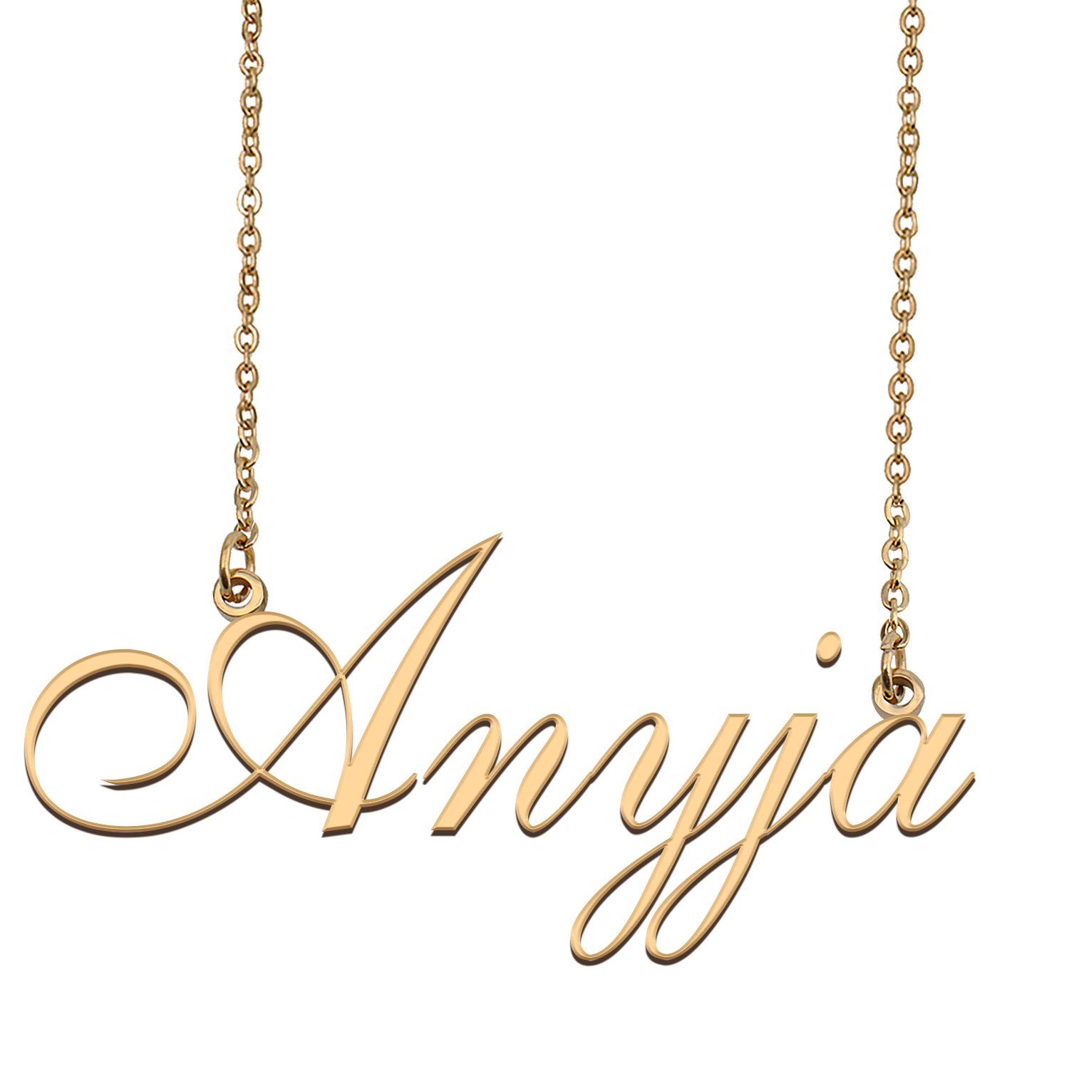 Customized Simple My Name Necklace Jewelry Gifts for Girls Anyja