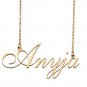 Customized Simple My Name Necklace Jewelry Gifts for Girls Anyja