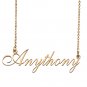 Customized Simple My Name Necklace Jewelry Gifts for Girls Anythony