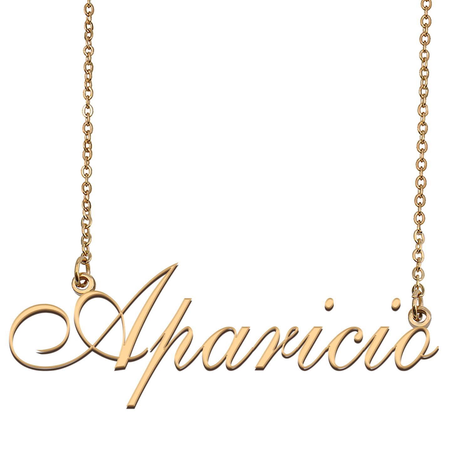 Customized Simple My Name Necklace Jewelry Gifts for Girls Aparicio