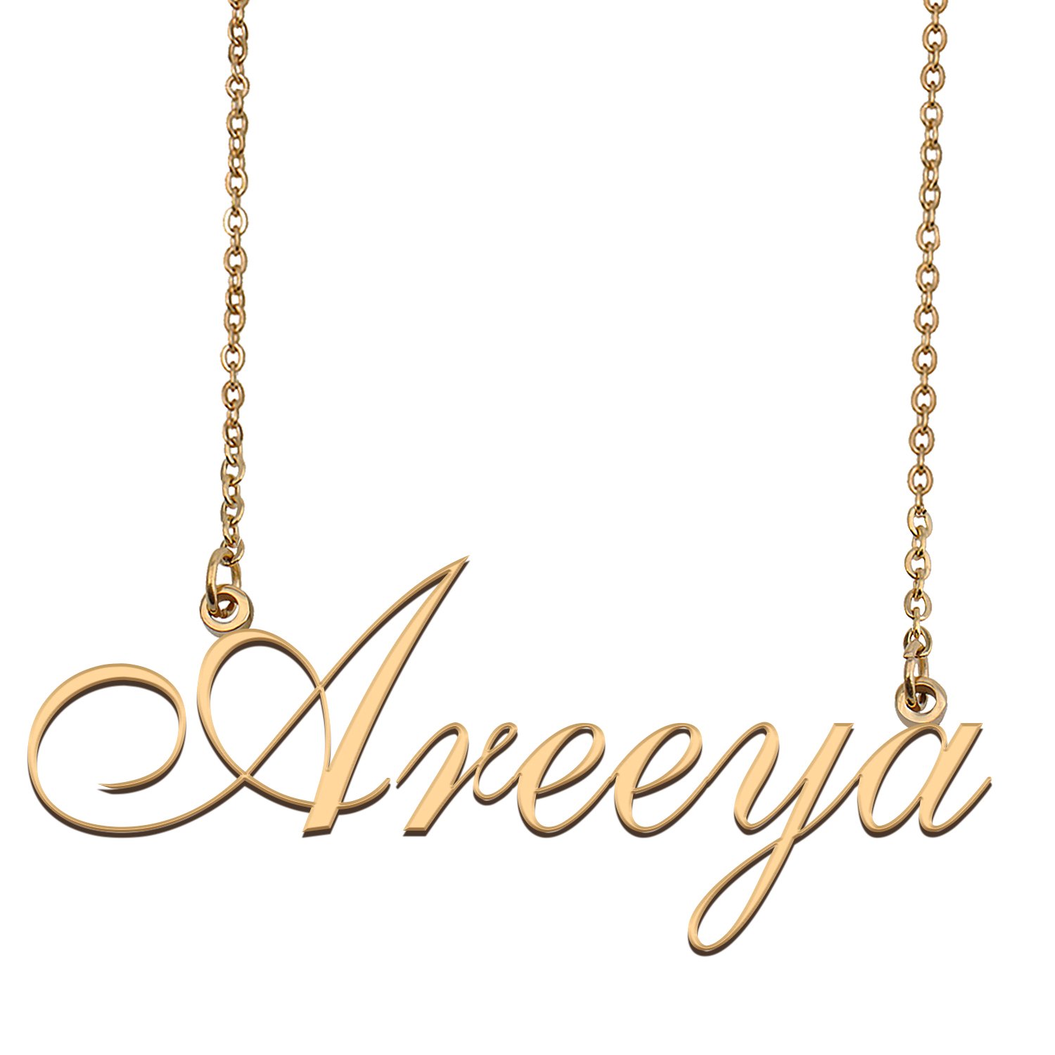 Customized Simple My Name Necklace Jewelry Gifts for Girls Areeya