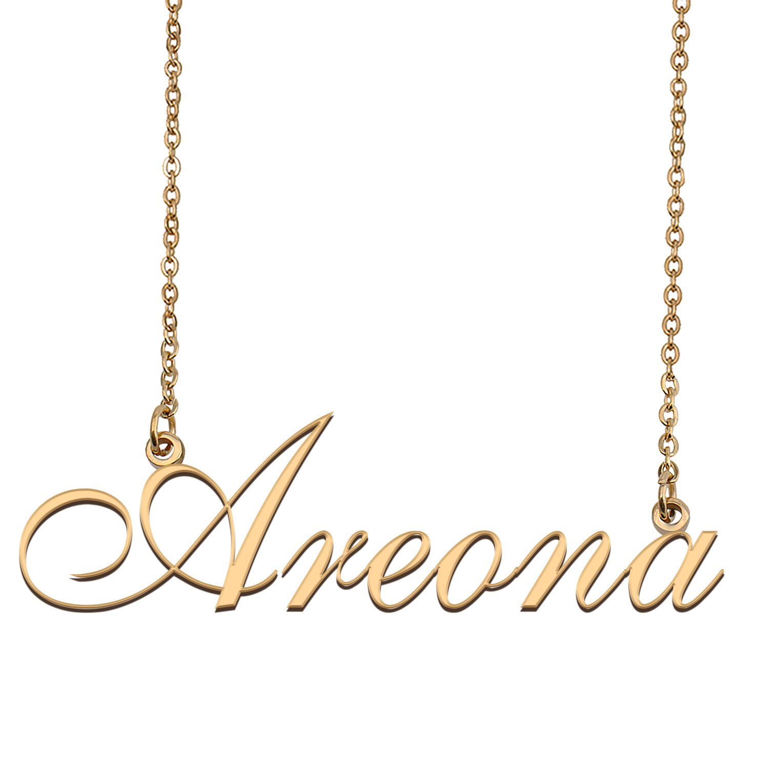 Customized Simple My Name Necklace Jewelry Gifts for Girls Areona