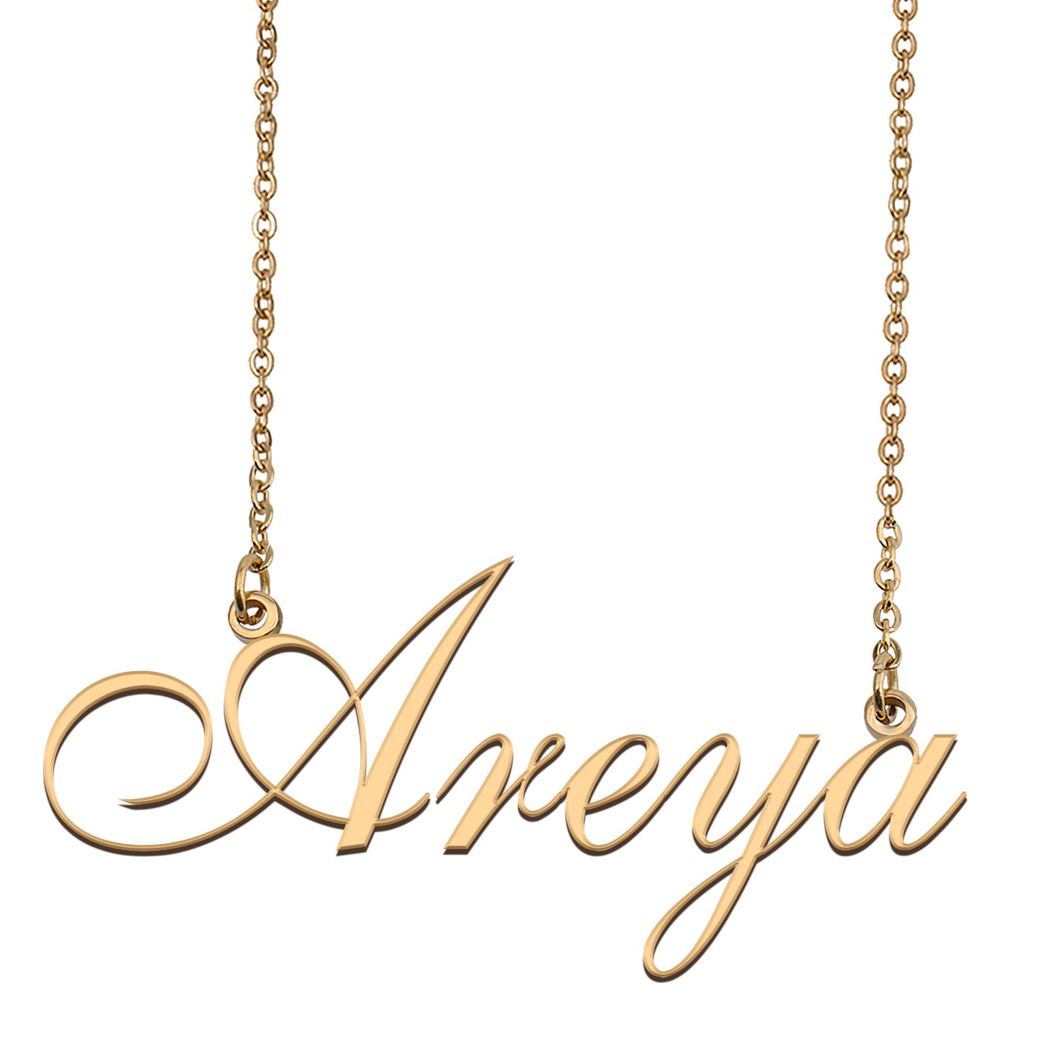 Customized Simple My Name Necklace Jewelry Gifts for Girls Areya