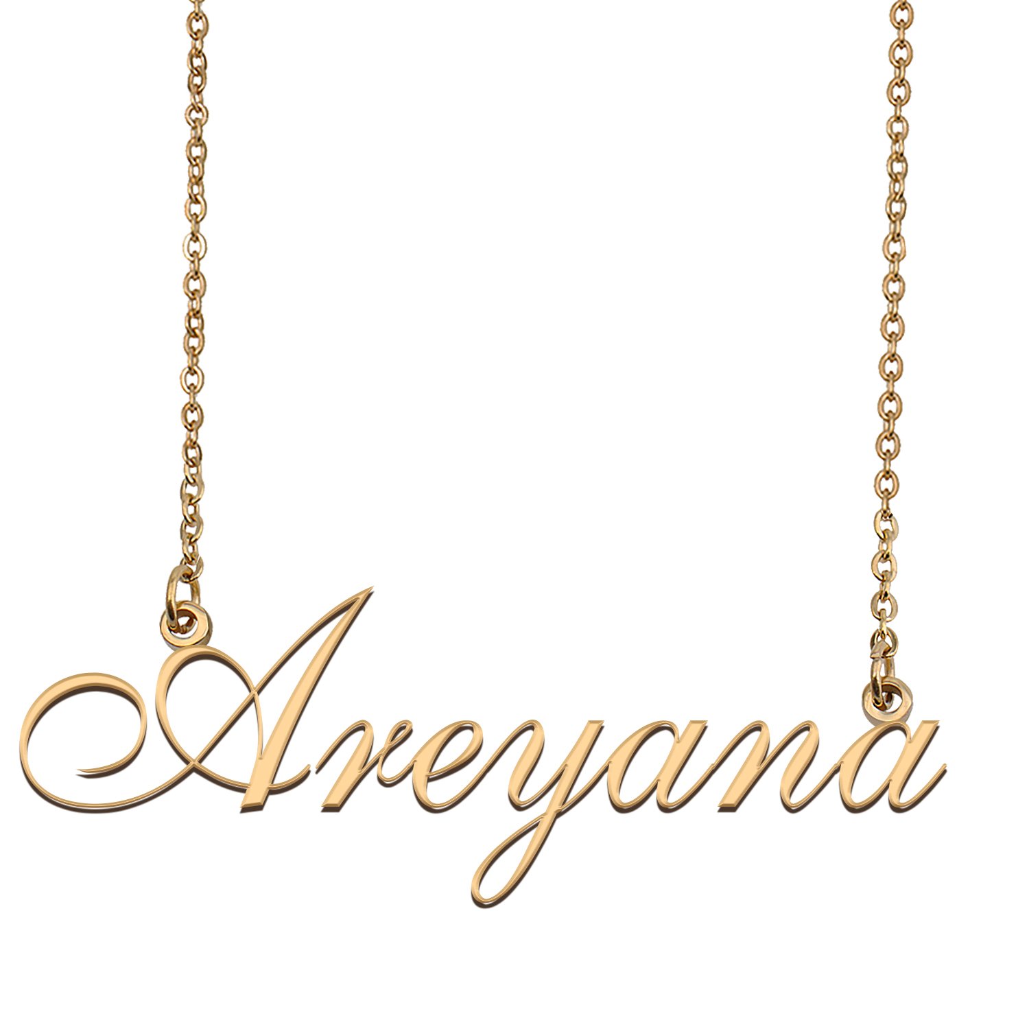 Customized Simple My Name Necklace Jewelry Gifts for Girls Areyana