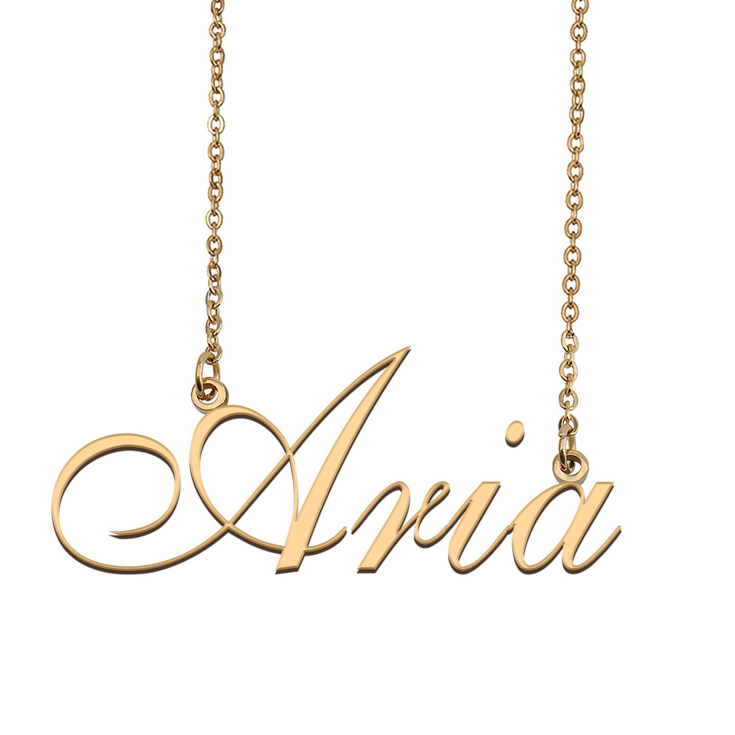Customized Simple My Name Necklace Jewelry Gifts for Girls Aria