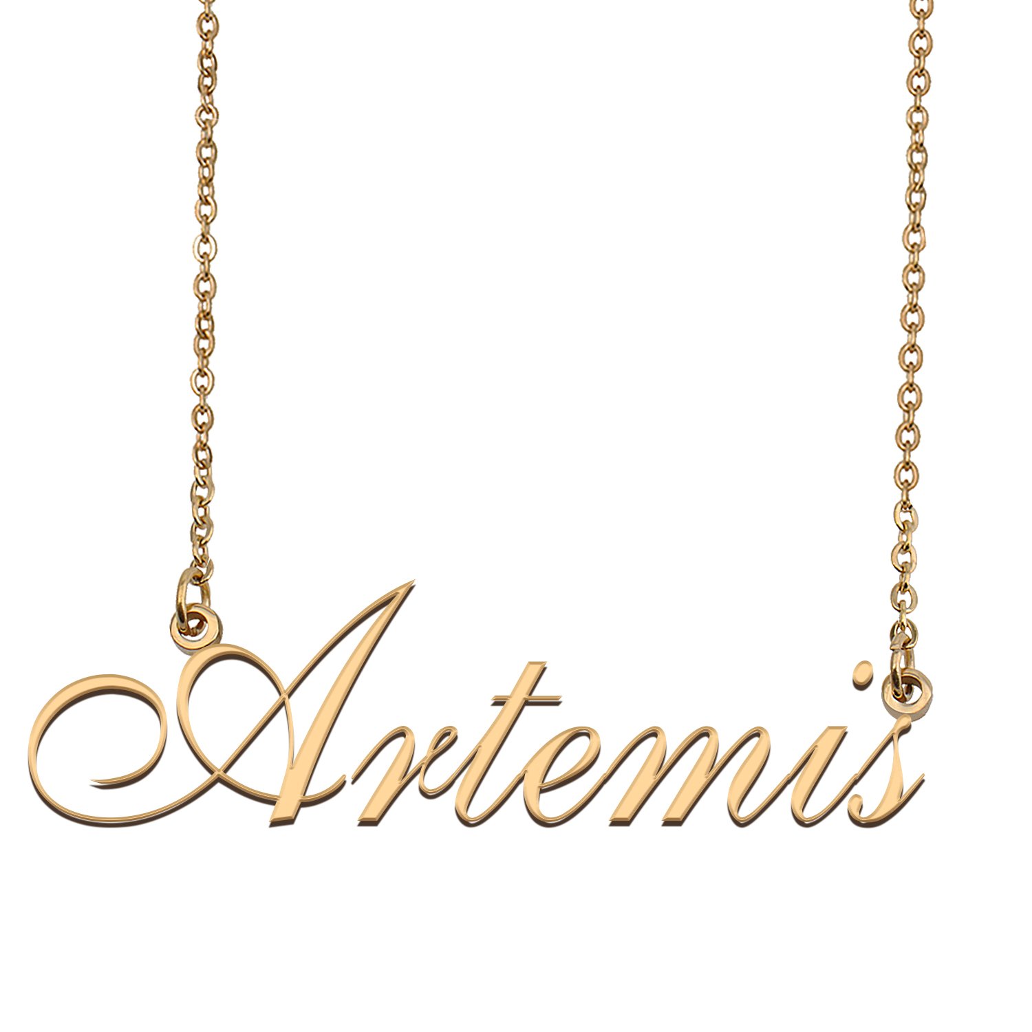 Customized Simple My Name Necklace Jewelry Gifts for Girls Artemis