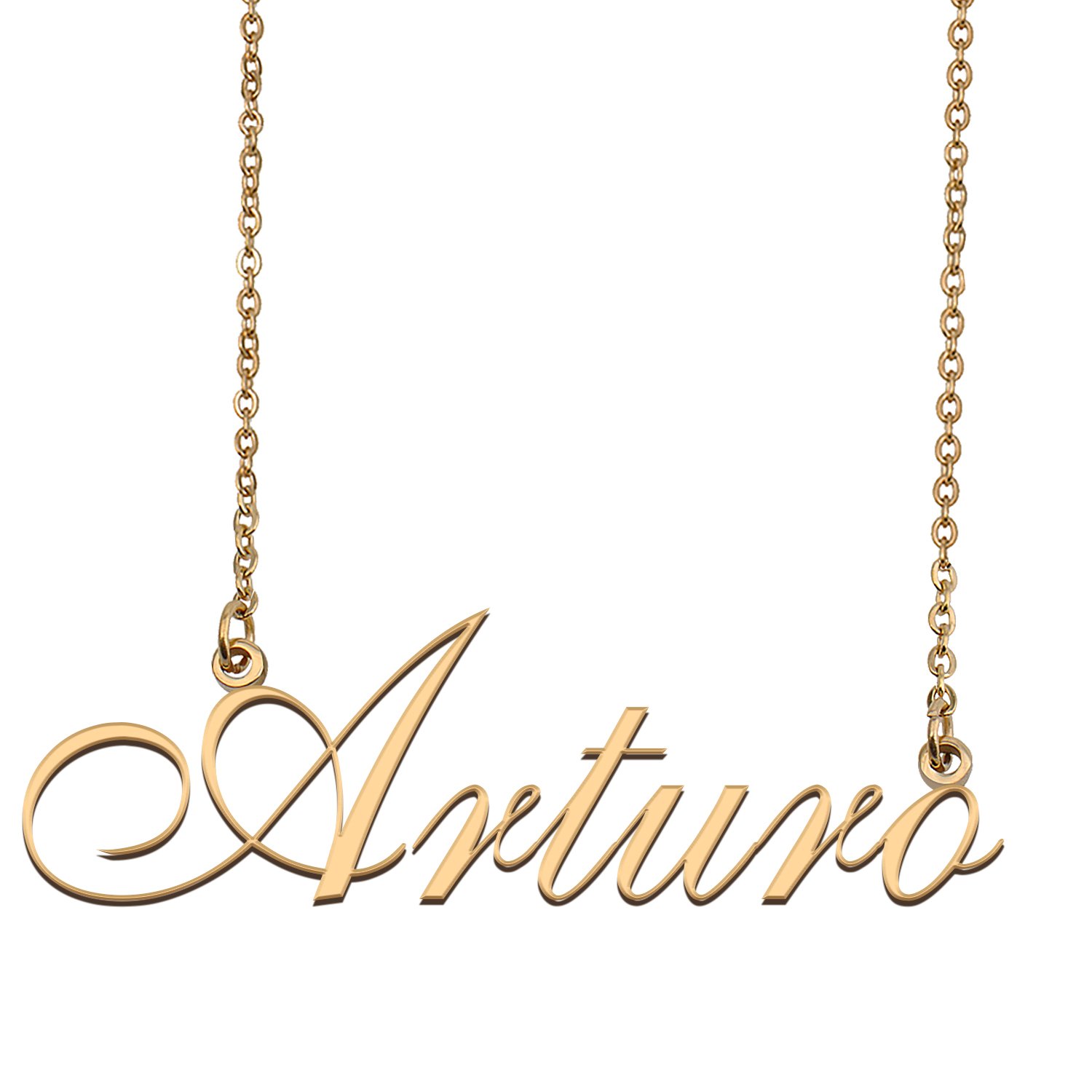 Customized Simple My Name Necklace Jewelry Gifts for Girls Arturo