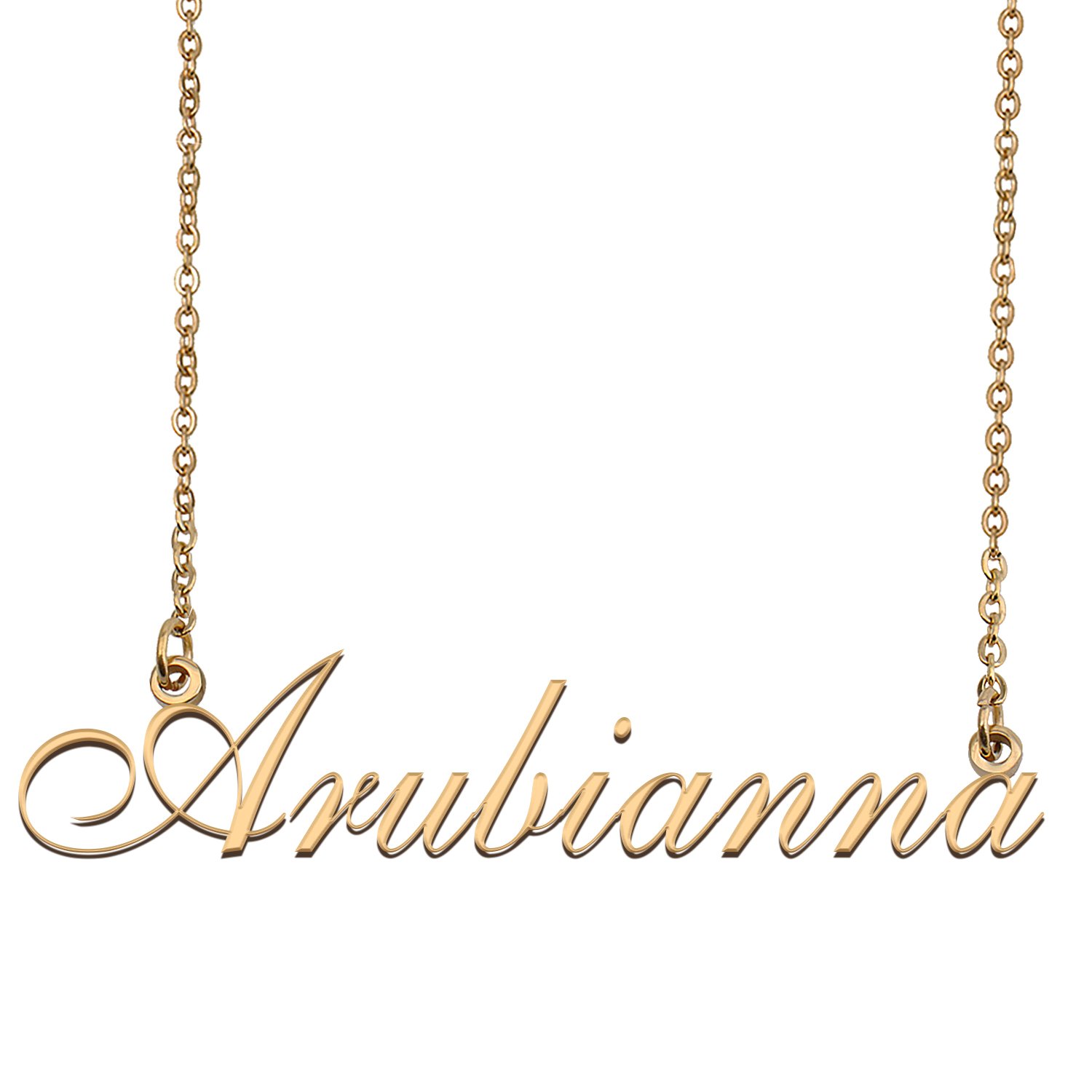 Customized Simple My Name Necklace Jewelry Gifts for Girls Arubianna