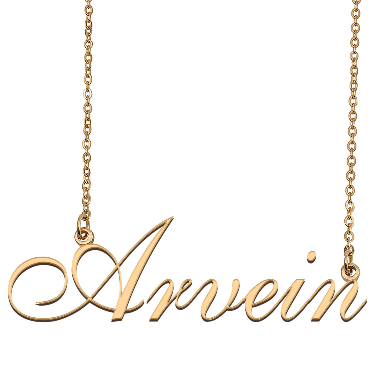 Customized Simple My Name Necklace Jewelry Gifts for Girls Arvein
