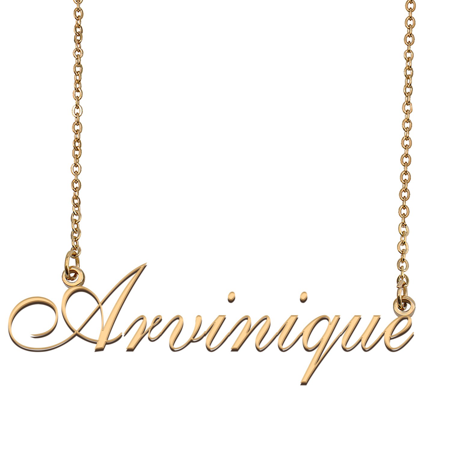 Customized Simple My Name Necklace Jewelry Gifts for Girls Arvinique