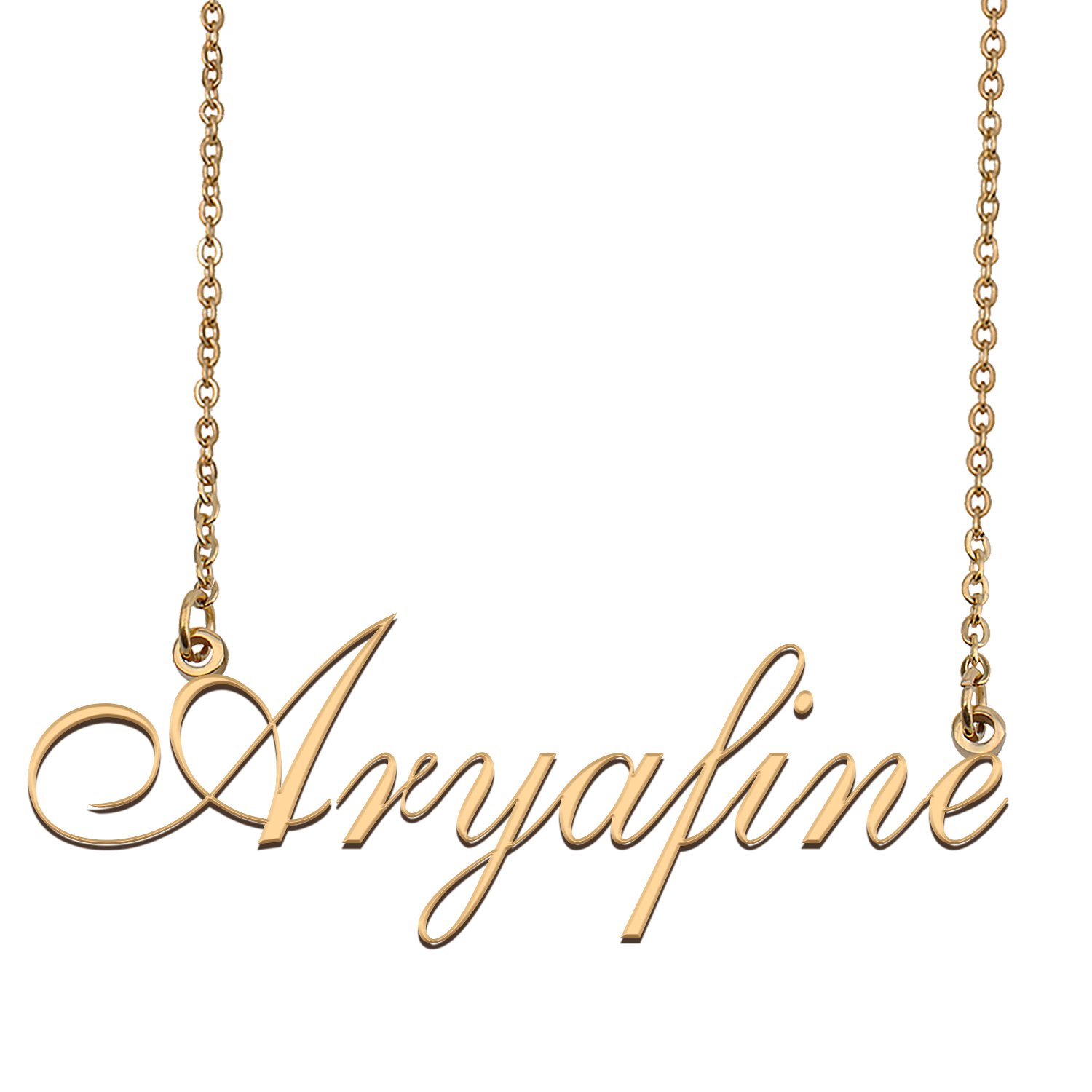 Customized Simple My Name Necklace Jewelry Gifts for Girls Aryafine